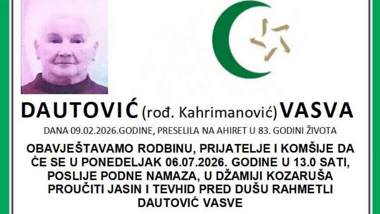 Dautović (rođ. Kahrimanović) Vasva
