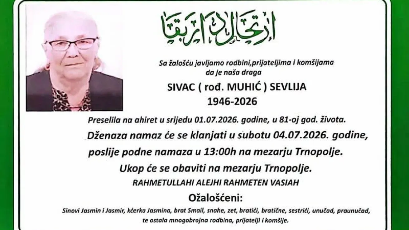 Sivac (rođ. Muhić) Sevlija