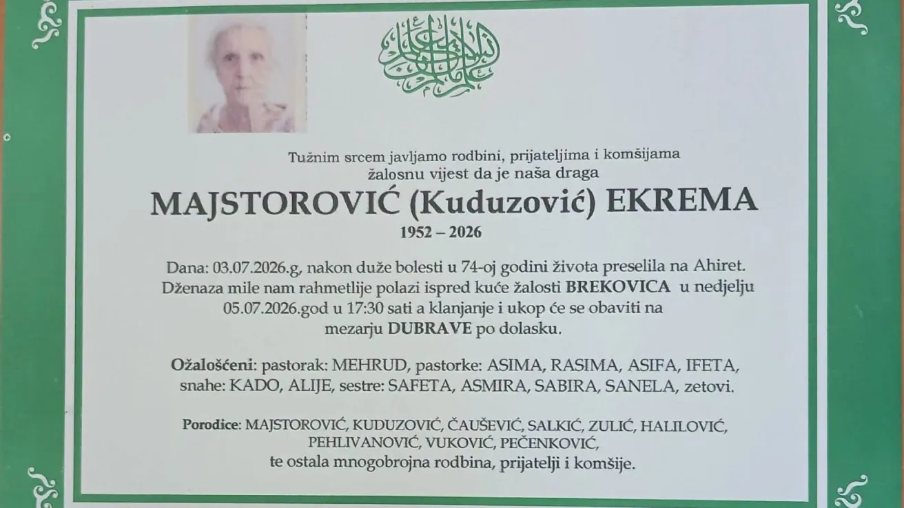 Majstorović (Kuduzović) Ekrema