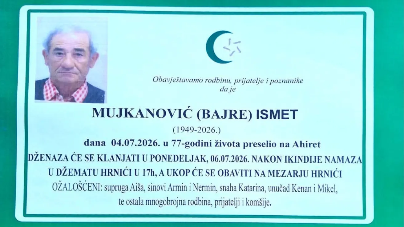 Mujkanović (Bajre) Ismet