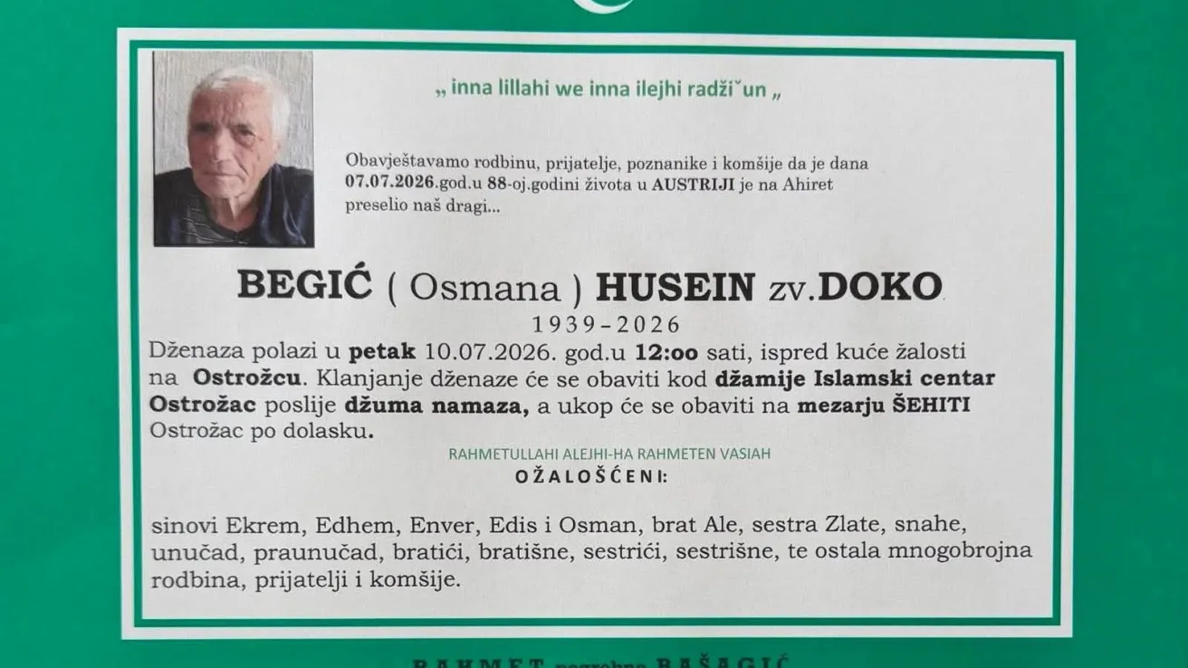 Begić (Osmana) Husein zv. Doko