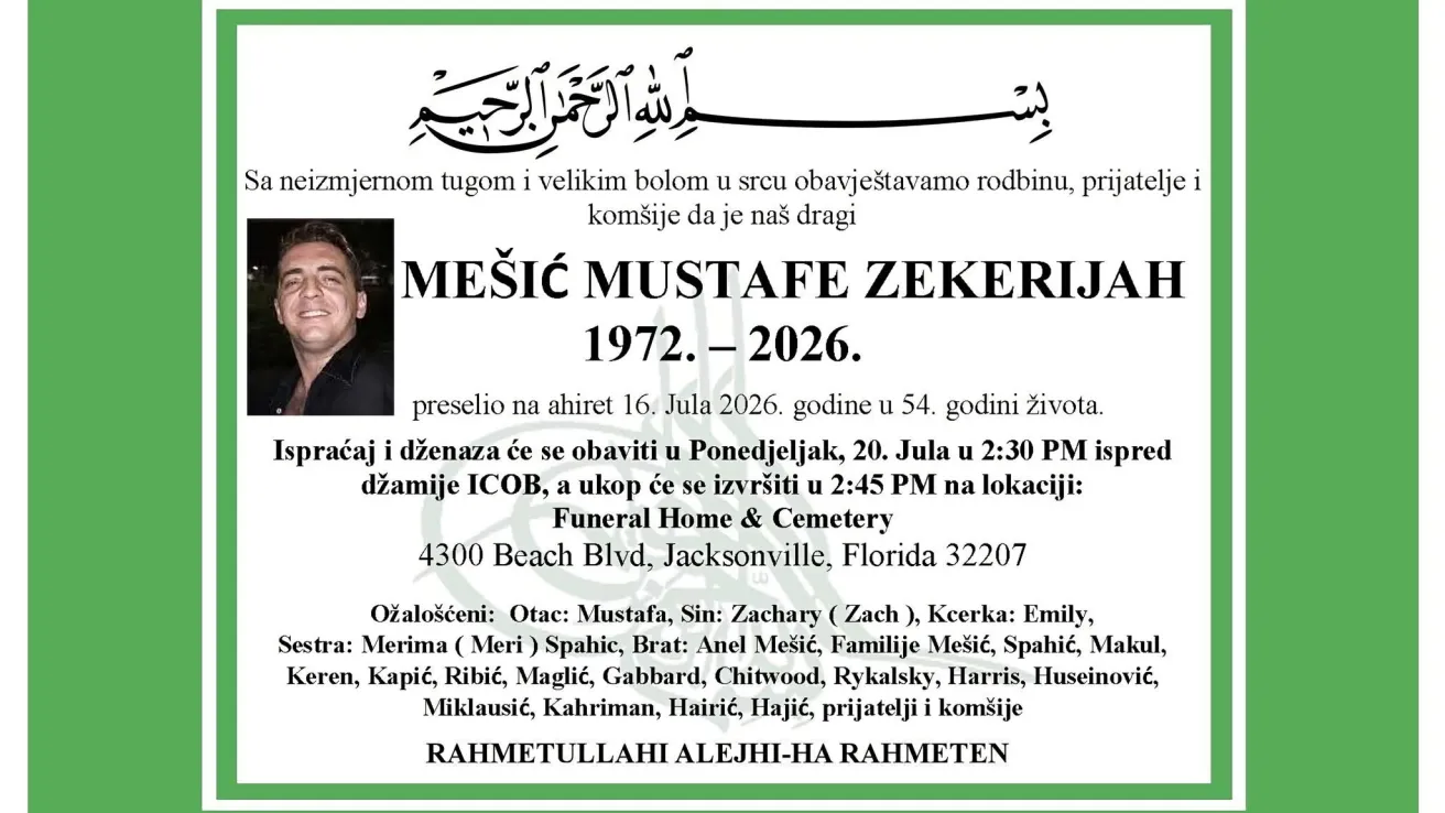 Me&scaron;ić Mustafe Zekerijah