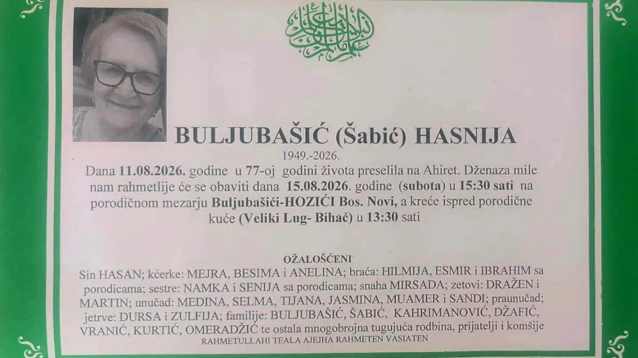 Buljuba&scaron;ić (&Scaron;abić) Hasnija