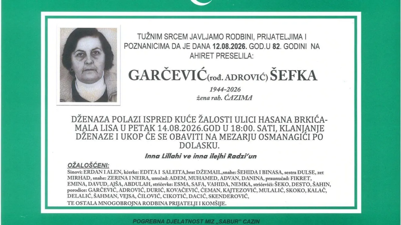 Garčević (rođ. Adrović) &Scaron;efka