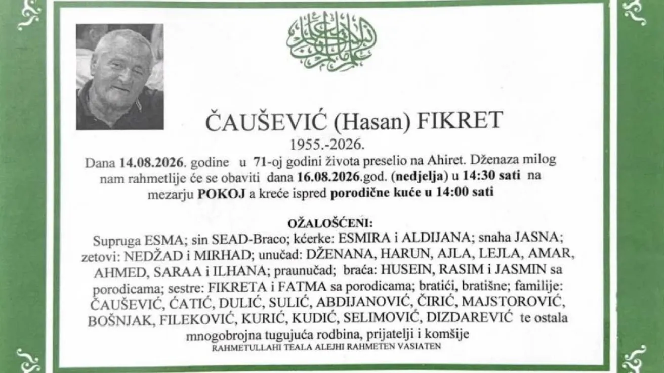 Čau&scaron;ević (Hasan) Fikret