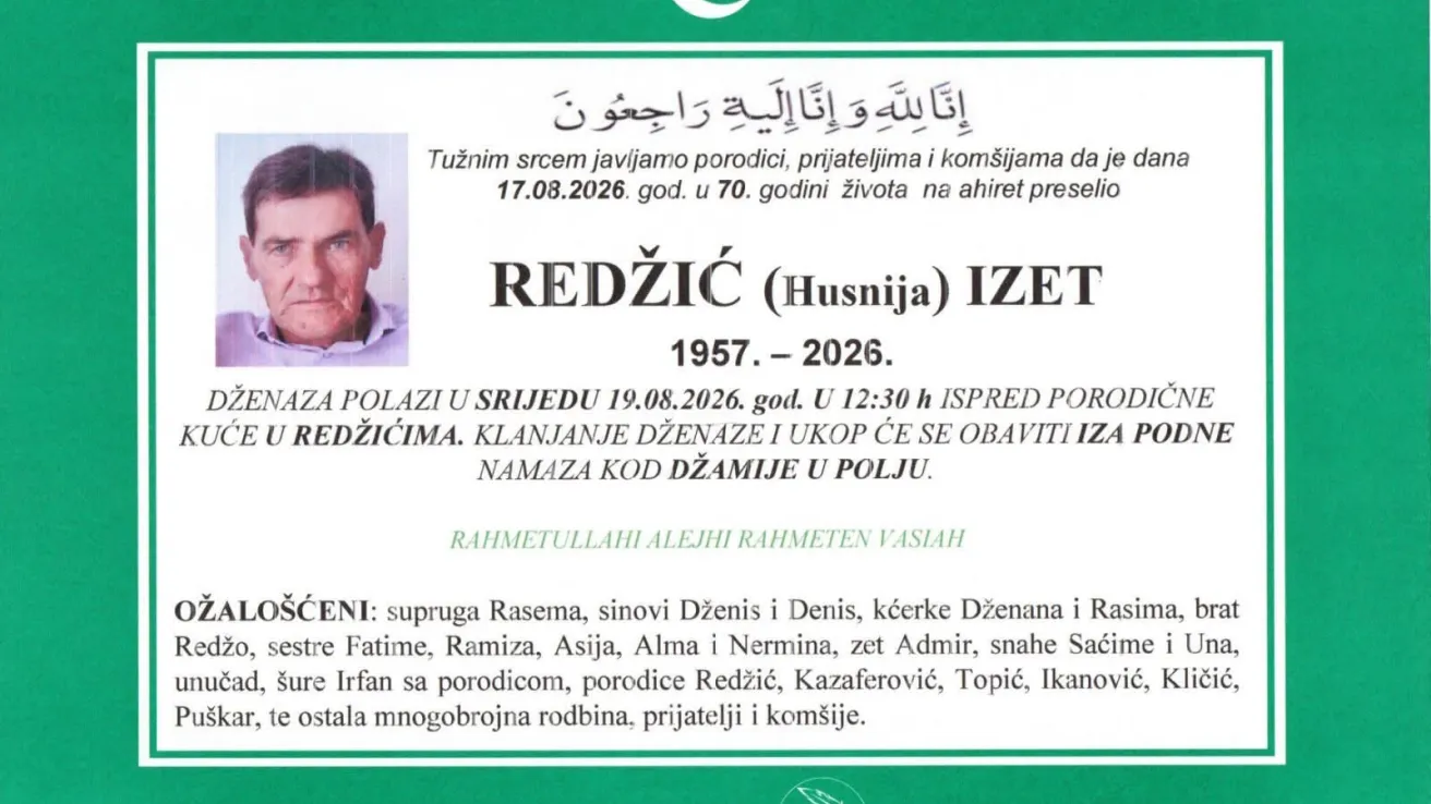Redžić (Husnija) Izet