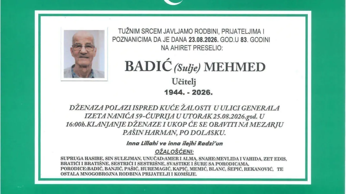 Badić (Sulje) Mehmed