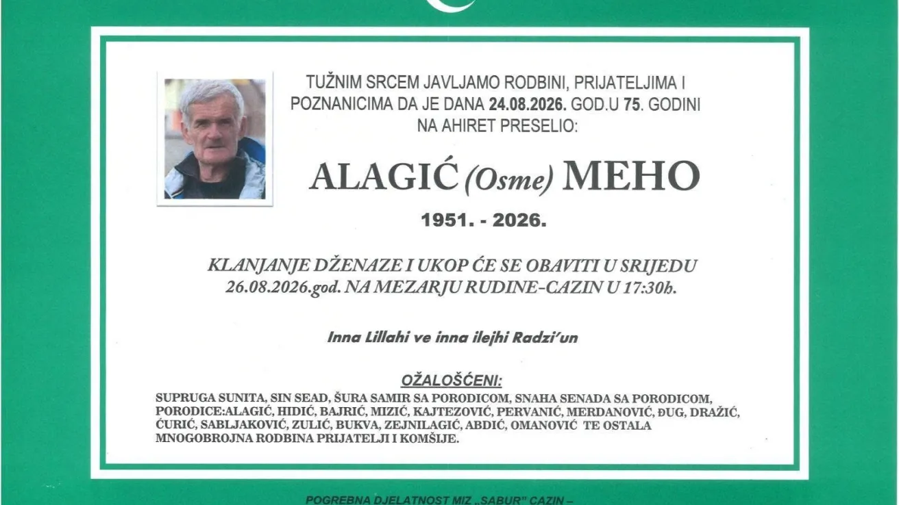 Alagić (Osme) Meho