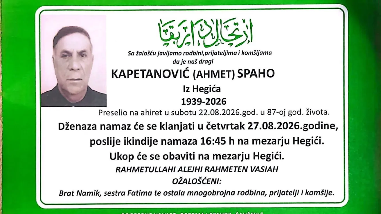 Kapetanović (Ahmet) Spaho