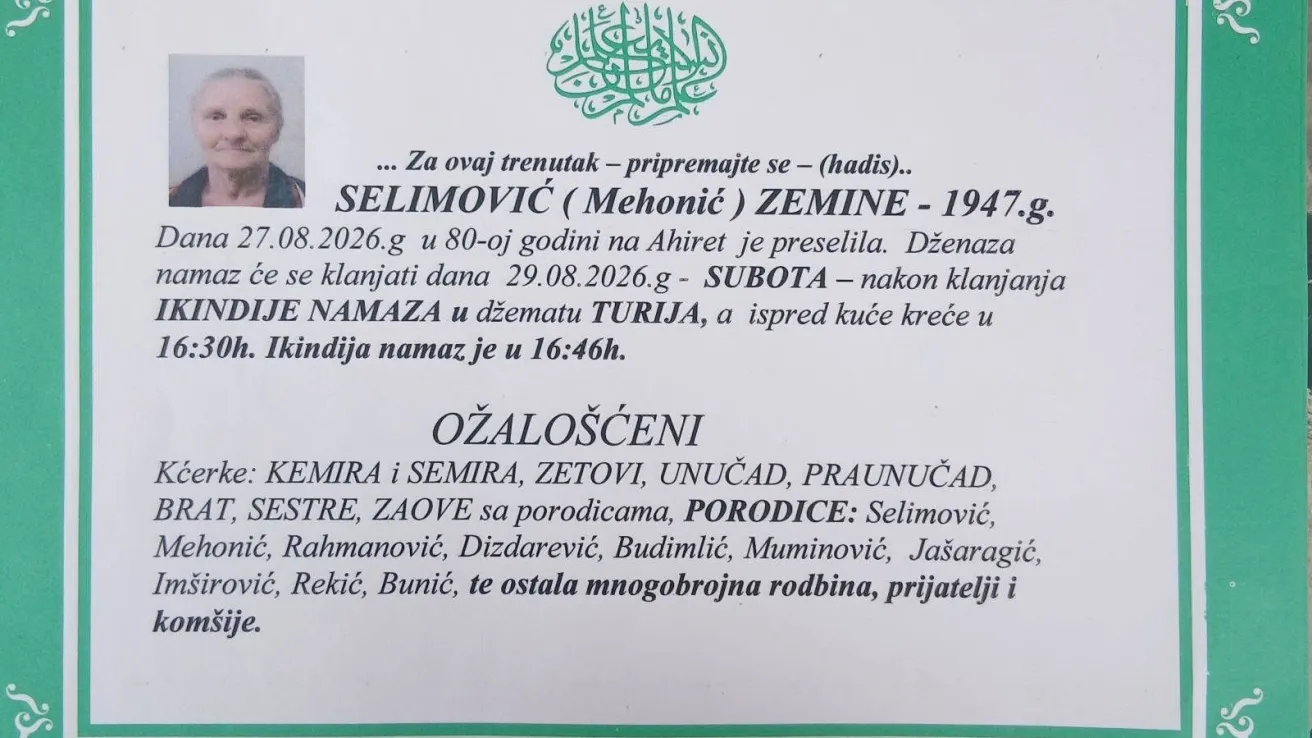 Selimović (Mehonić) Zemine