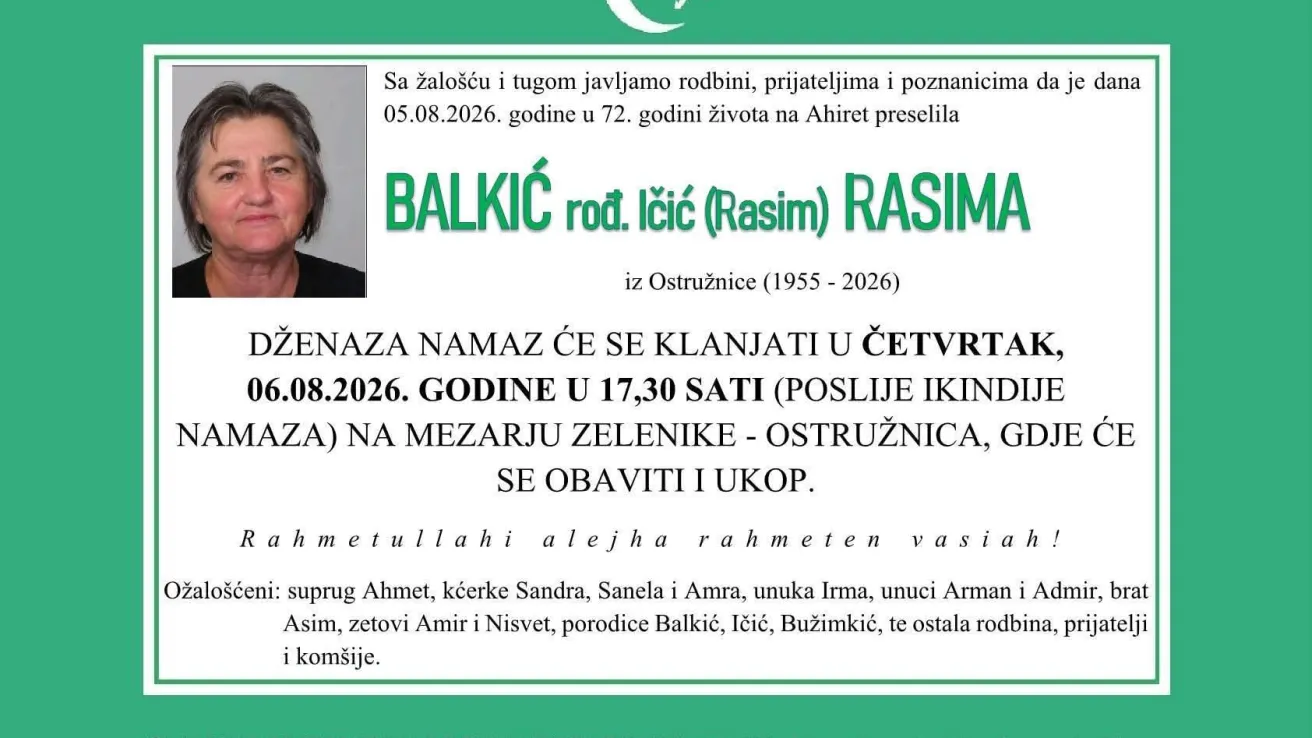 Balkić rođ. Ičić (Rasim) Rasima