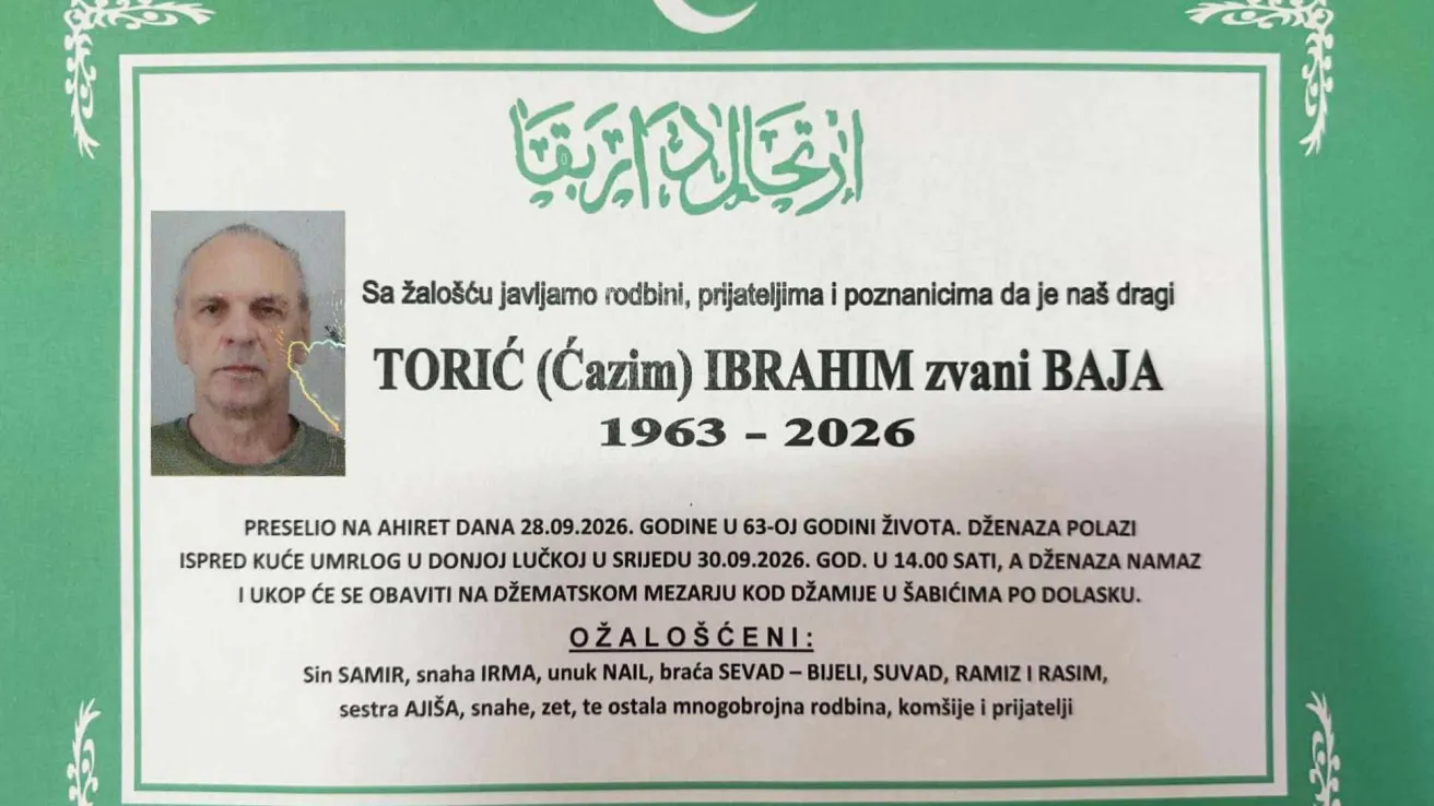 Torić (Ćazim) Ibrahim zvani Baja