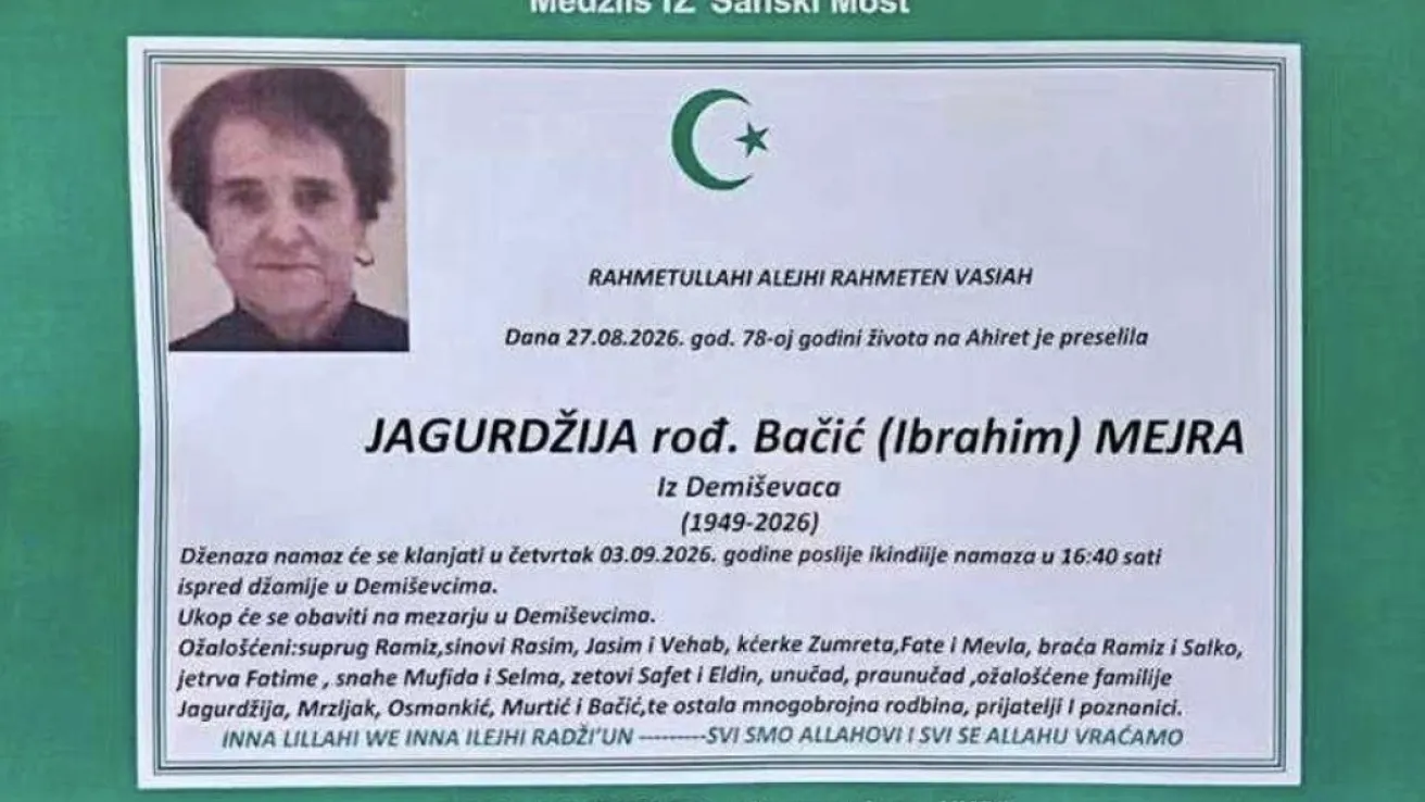 Jagurdžija rođ. Bačić (Ibrahim) Mejra