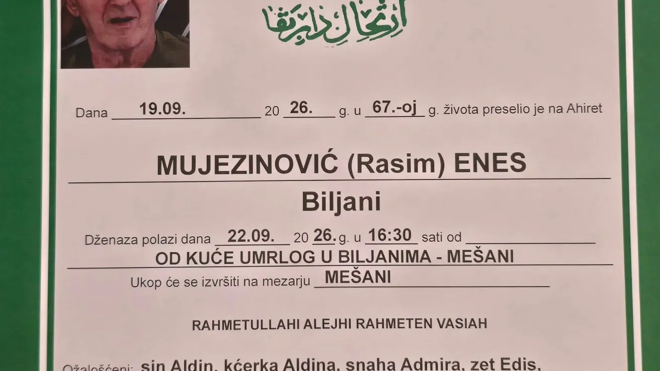Mujezinović (Rasim) Enes