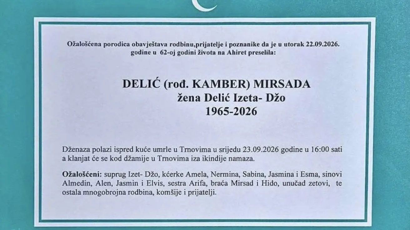 Delić (rođ. Kamber) Mirsada