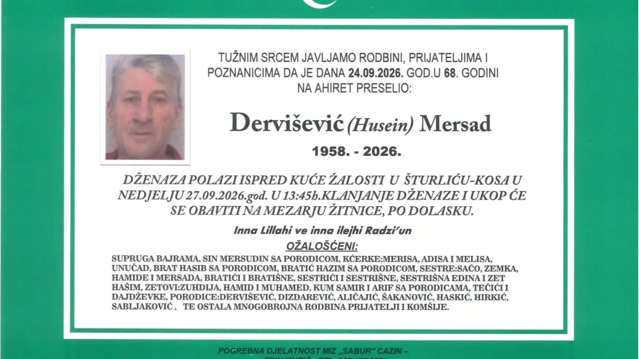 Dervi&scaron;ević (Husein) Mersad