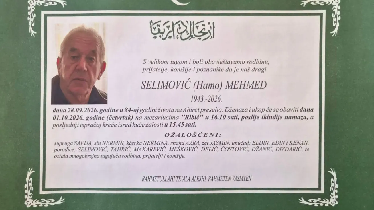 Selimović (Hamo) Mehmed
