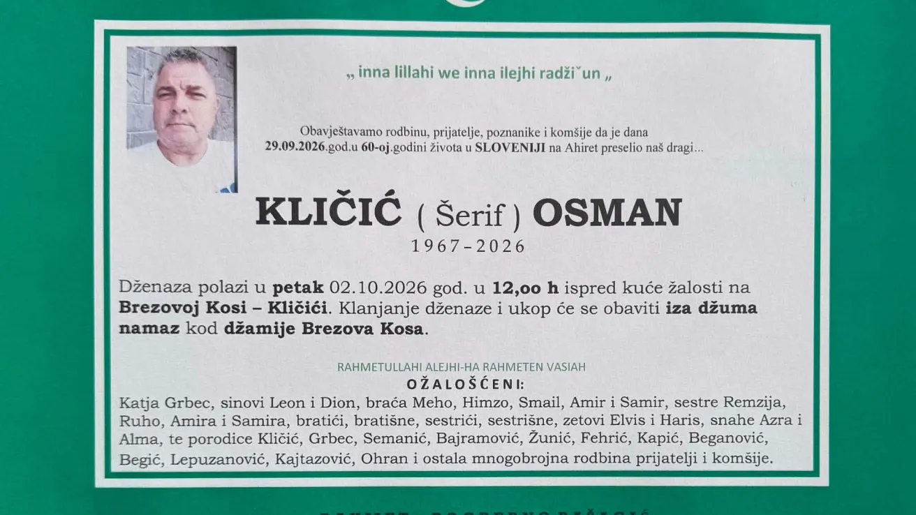 Kličić (&Scaron;erif) Osman