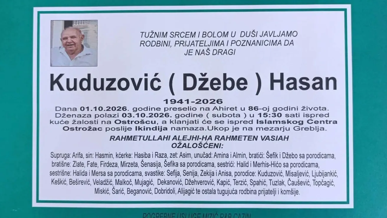 Kuduzović (Džebe) Hasan