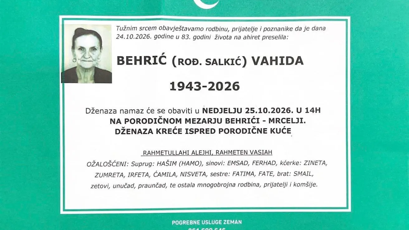 Behrić (rođ. Salkić) Vahida