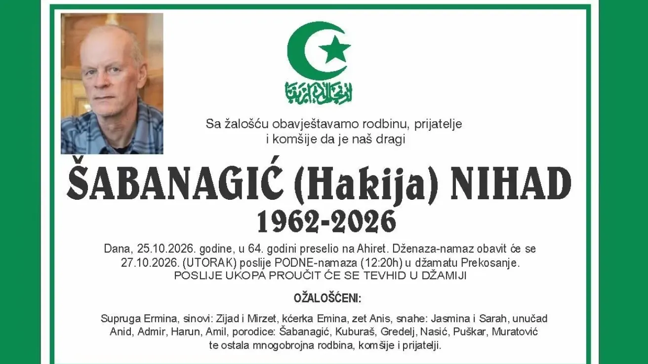 &Scaron;abanagić (Hakija) Nihad