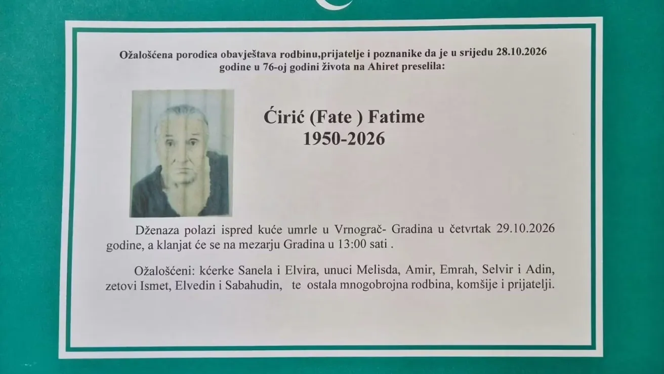 Ćirić (Fate) Fatime