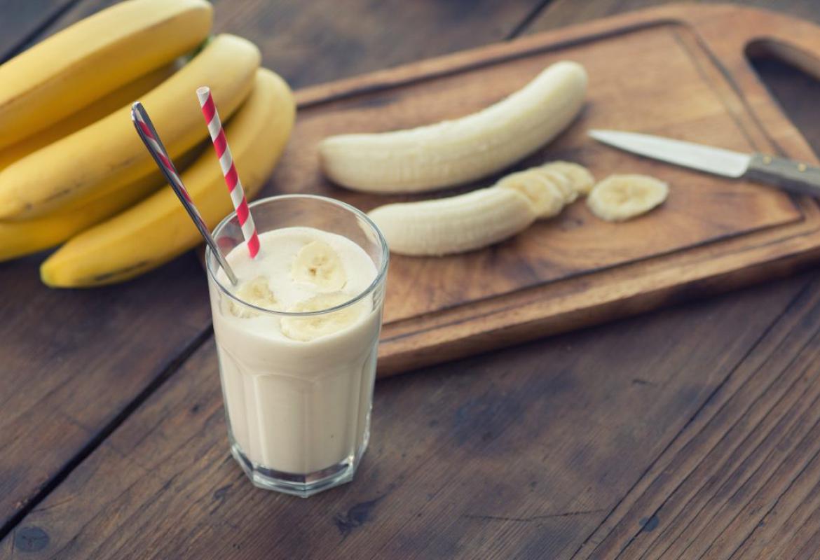 Banane i mlijeko