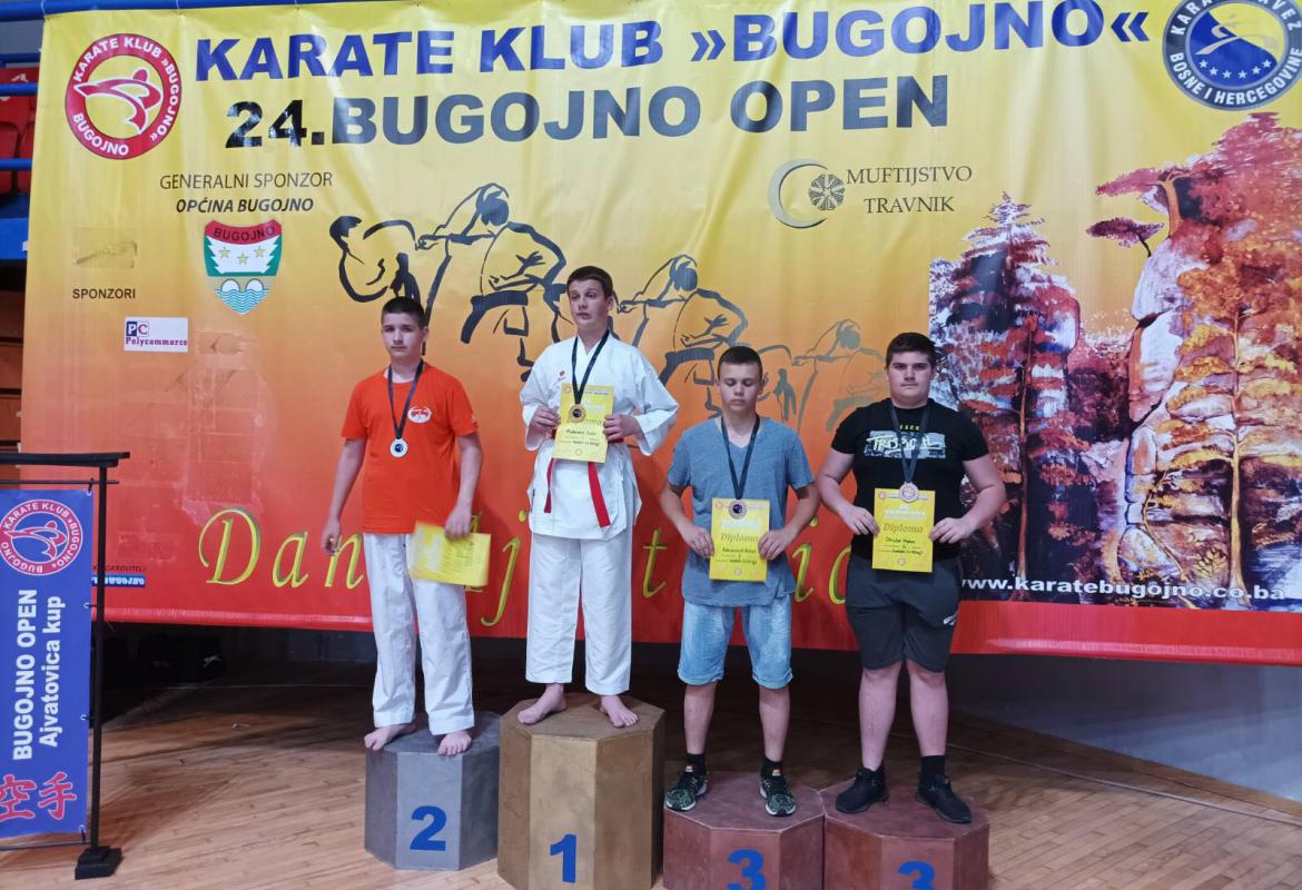 Cazinski Karate klub se iz Bugojna vratio sa tri medalje