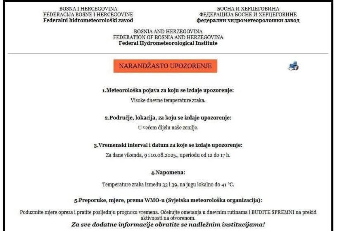 NARANDZASTO UPOZORENJE