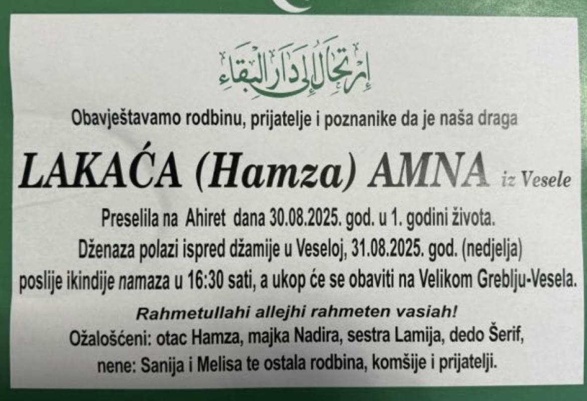 LAKAĆA (Hamza) AMNA 