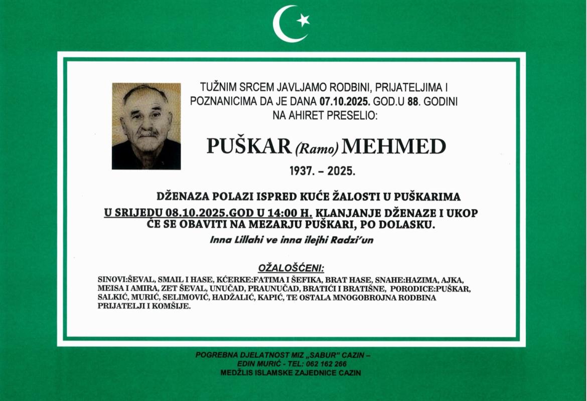 Puškar (Ramo) Mehmed