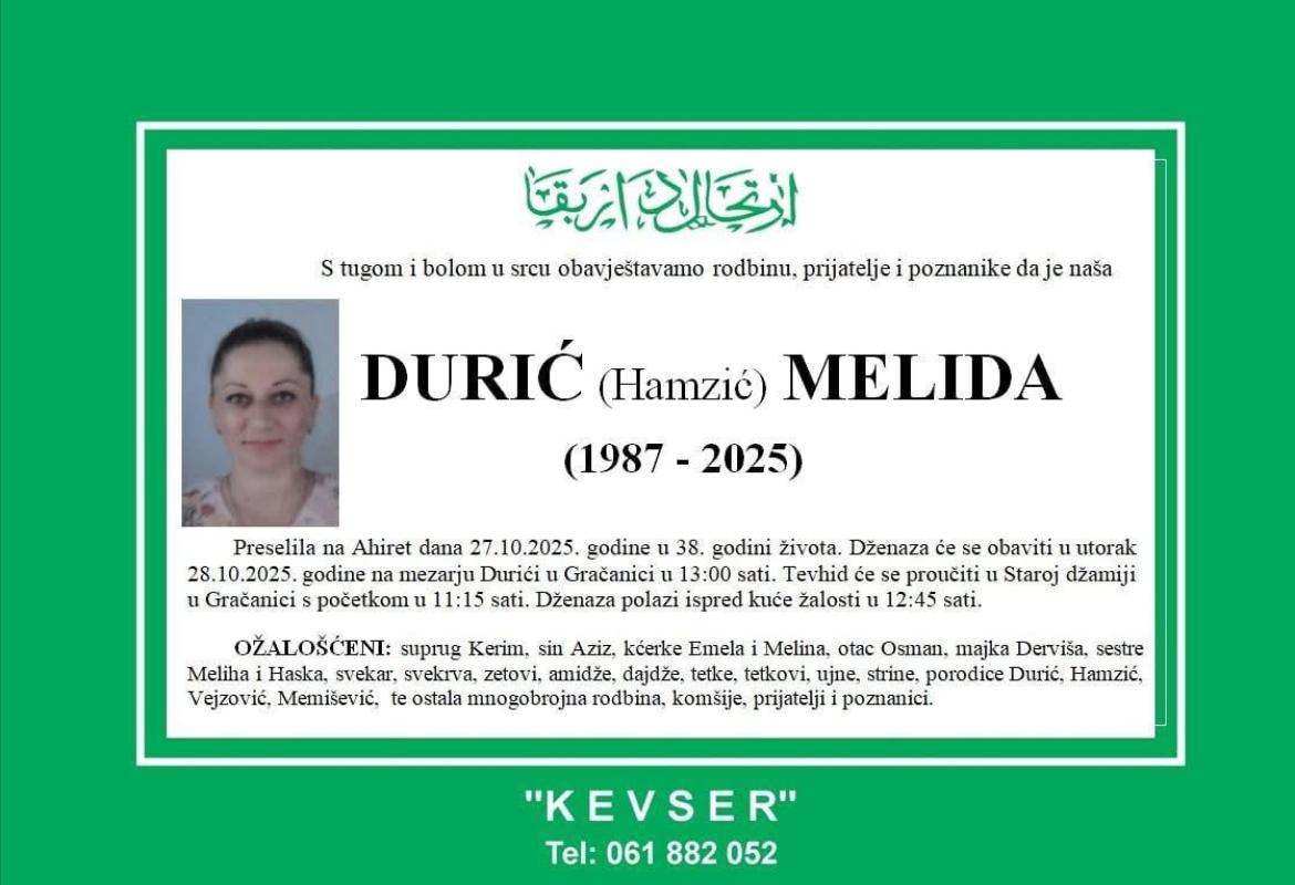 duric melida