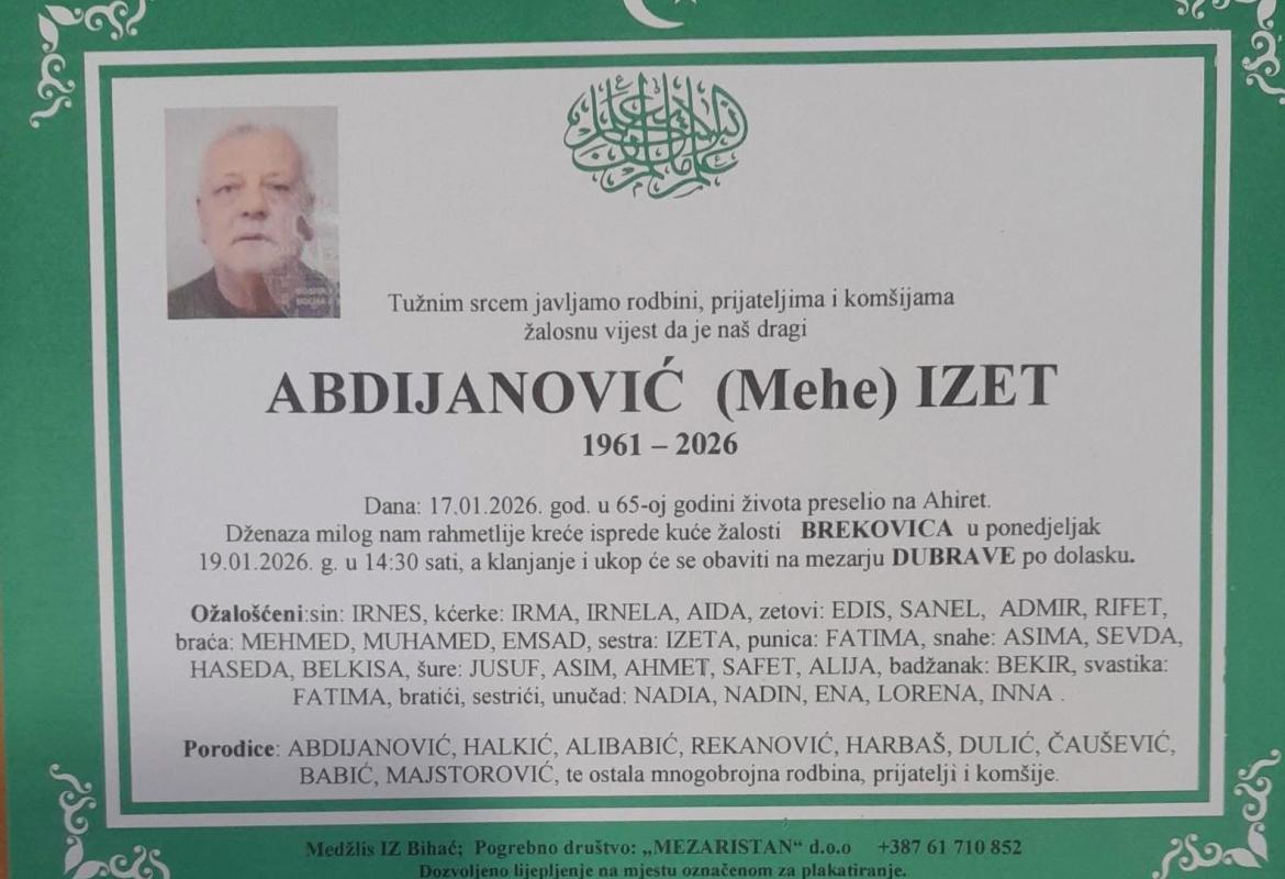 Abdijanović (Mehe) Izet