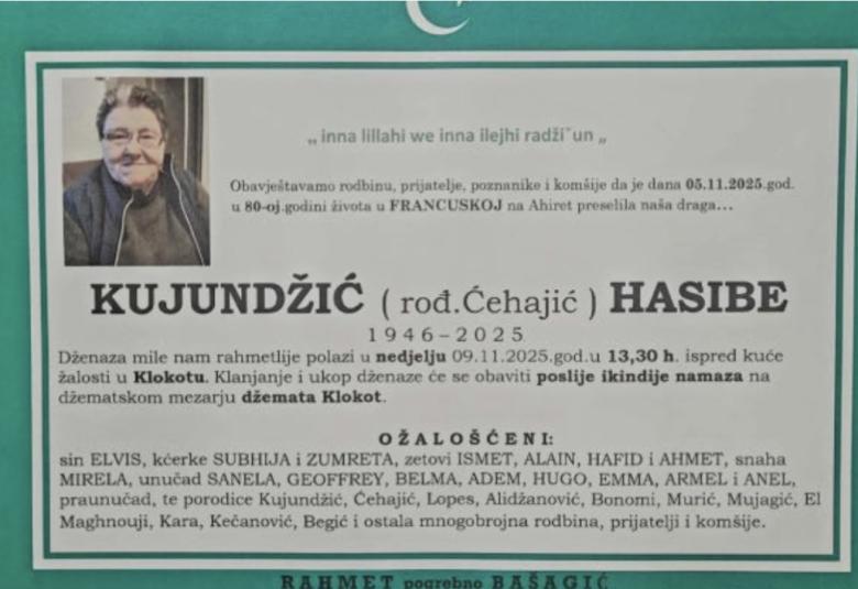 Kujundžić (rođ. Čehajić) Hasibe