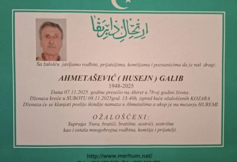 Ahmetašević (Husejn) Galib