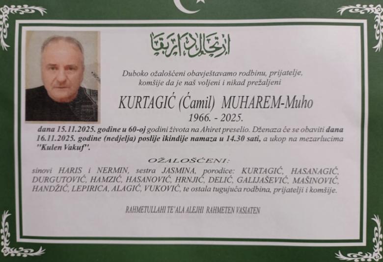 Kurtagić (Ćamil) Muharem – Muho