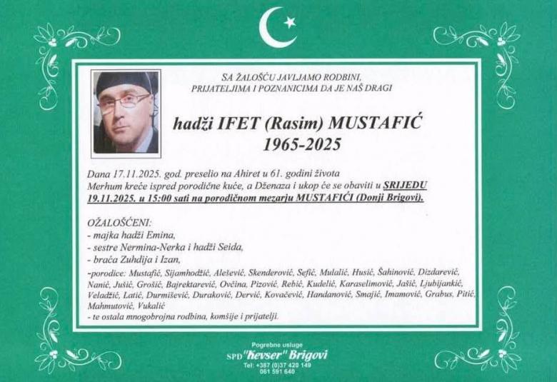hadži Ifet (Rasim) Mustafić