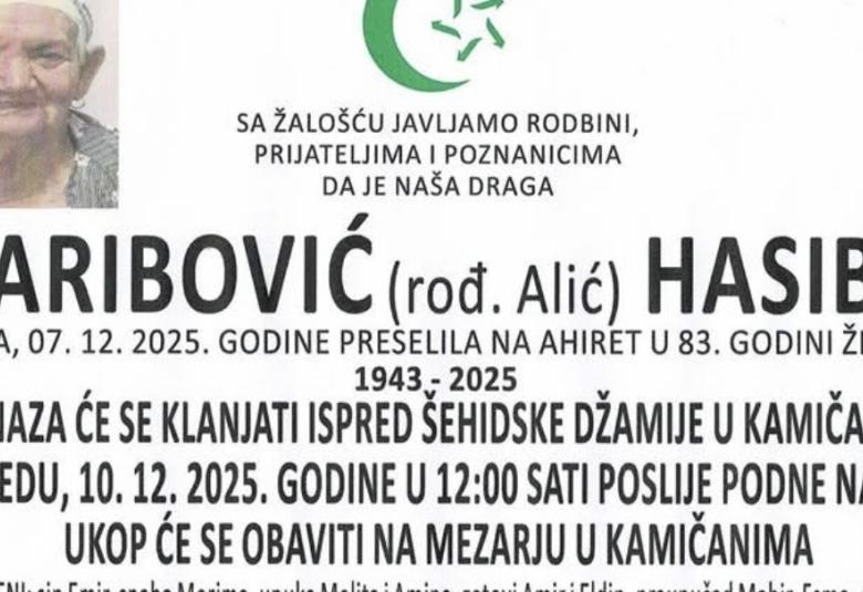 Garibović (rođ. Alić) Hasiba