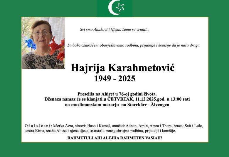Hajrija Karahmetović