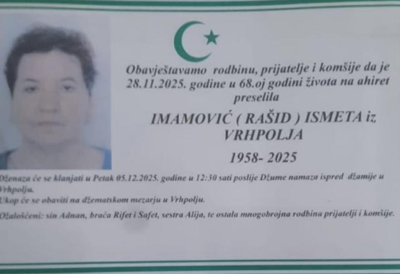 Imamović (Rašid) Ismeta