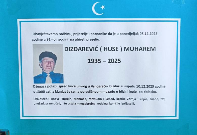 Dizdarević (Huse) Muharem