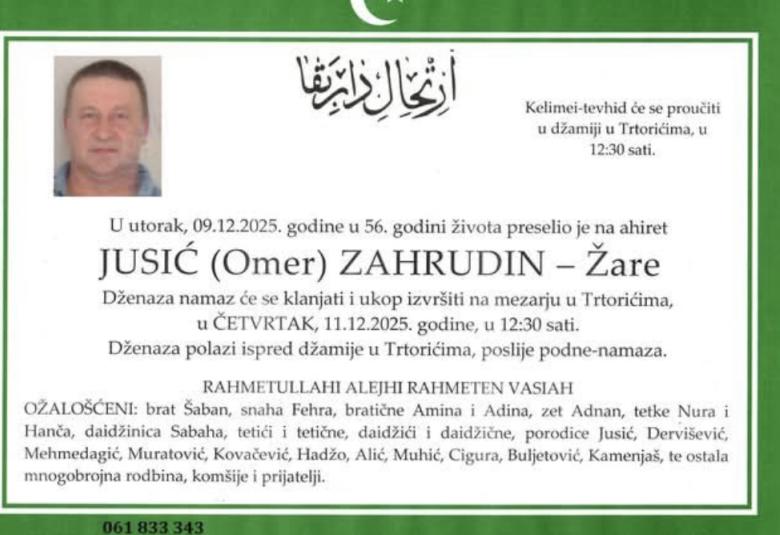 Jusić (Omer) Zahrudin – Žare