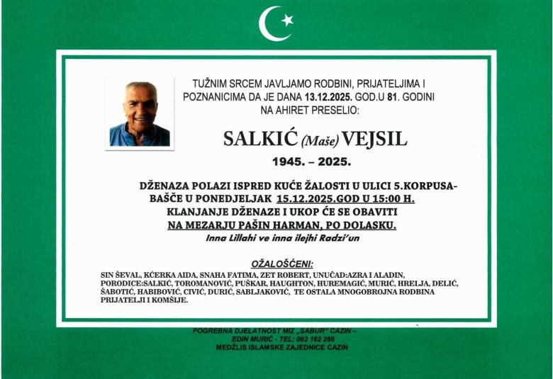 Salkić (Maše) Vejzil