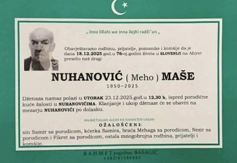 Nuhanović (Meho) Ma&scaron;e