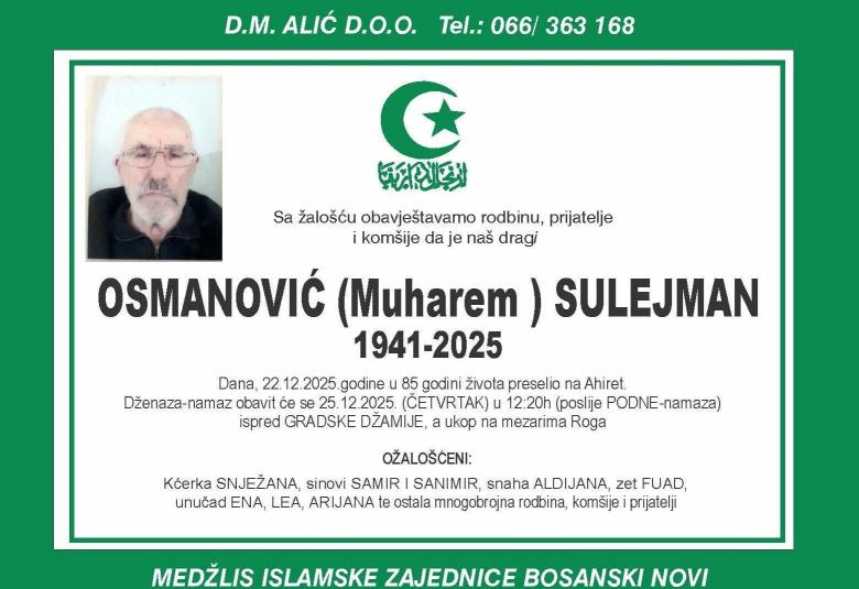 Osmanović (Muharem) Sulejman