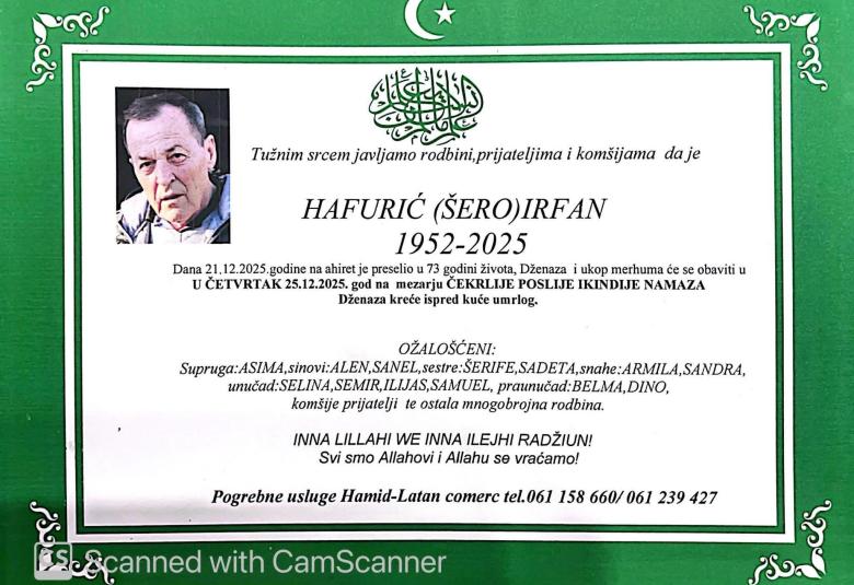 Hafurić (&Scaron;ero) Irfan