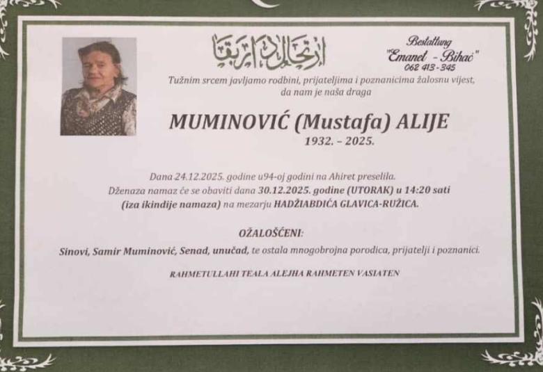 Muminović (Mustafa) Alije