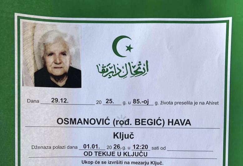 Osmanović (rođ. Begić) Hava