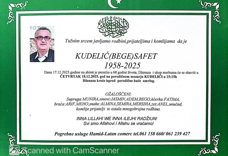 Kudelić (Bege) Safet