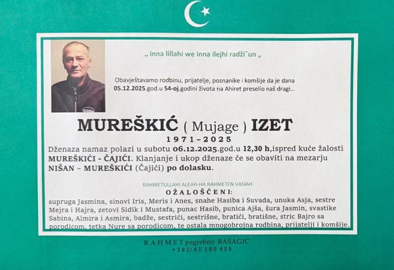 Mureškić (Mujage) Izet